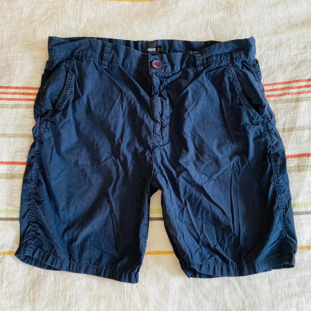 Asos navy shorts